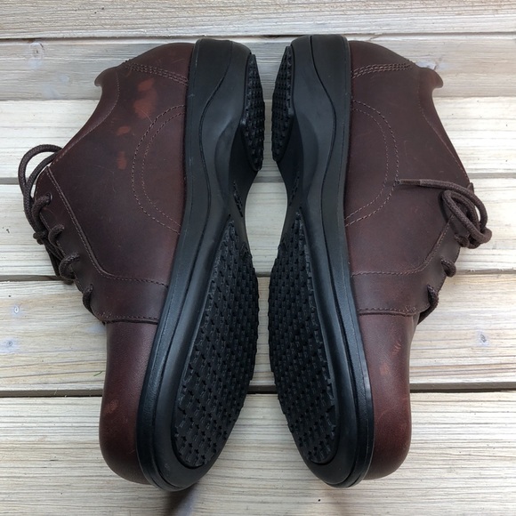Red Wing 4173 Size 11 Brown Leather Lace up Derby Comfort Shoes for Women - Picture 3 of 10